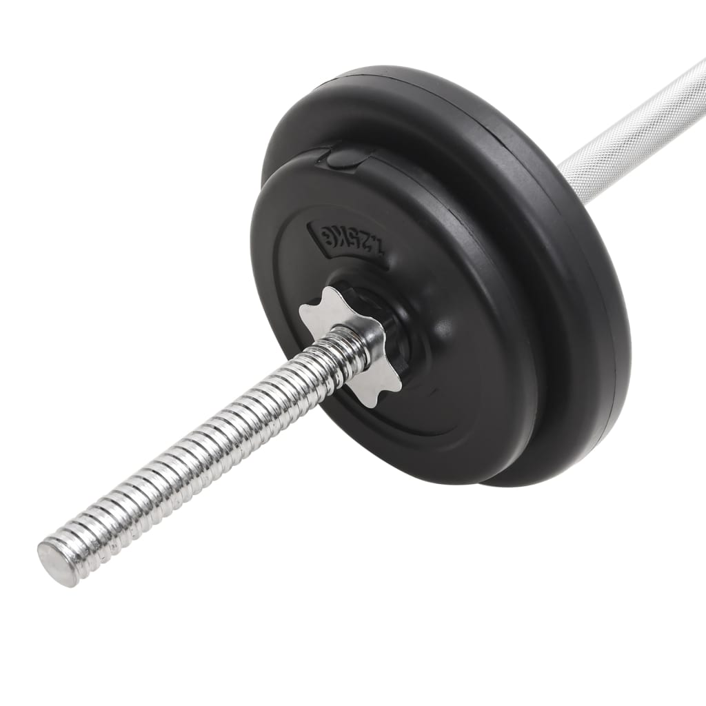 Ensemble d'haltères et de barres 30 kg