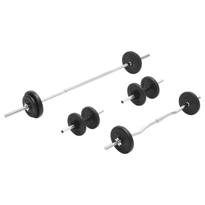 Ensemble d'haltères et de barres 30 kg