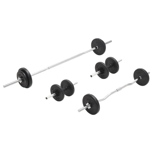 Ensemble d'haltères et de barres 30 kg