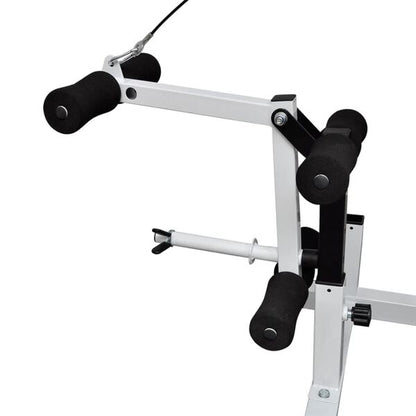 Banc d'entraînement avec support de poids jeu d'haltères 90 kg